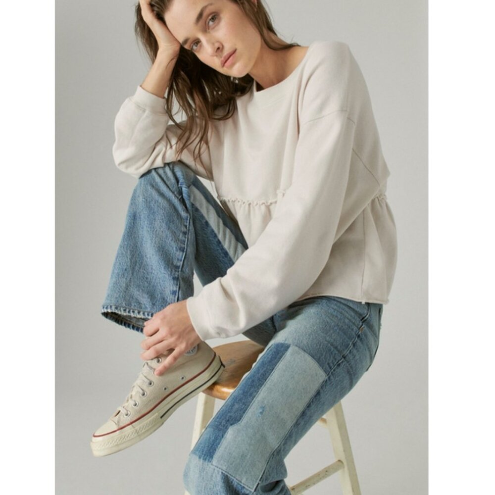 Patchwork Boyfriend Jeans 6/28